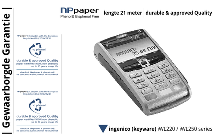 Ingenico iWL Phenol Free Paper nl-BE