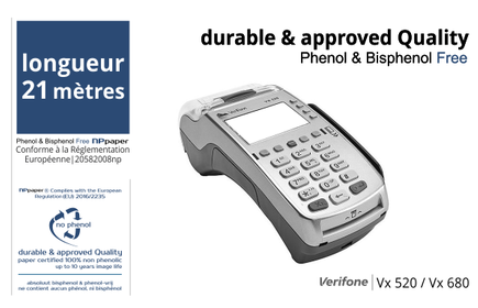 Verifone Vx Phenol Free Paper fr-BE