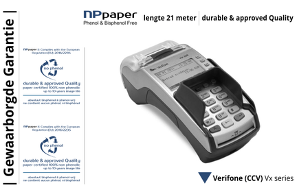 Verifone Vx Phenol Free Paper nl-BE
